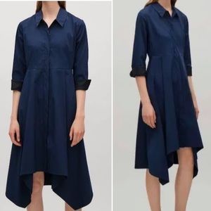 COS Shirt Dress Navy